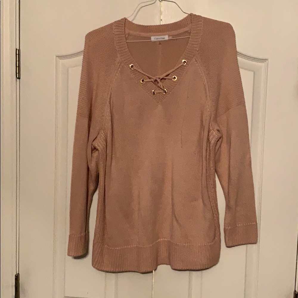 Soft pink sweater